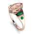 Marquise Bezel Morganite Ring - Juliana No. 905 image 2