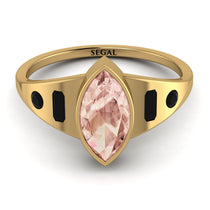 Marquise Bezel Morganite Ring - Juliana No. 907 image 1
