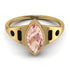 Marquise Bezel Morganite Ring - Juliana No. 907