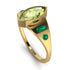 Marquise Bezel Peridot Ring - Juliana No. 704