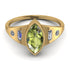 Marquise Bezel Peridot Ring - Juliana No. 701
