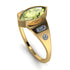 Marquise Bezel Peridot Ring - Juliana No. 701