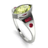 Marquise Bezel Peridot Ring - Juliana No. 712