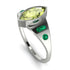Marquise Bezel Peridot Ring - Juliana No. 706