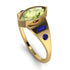 Marquise Bezel Peridot Ring - Juliana No. 713