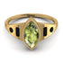 Marquise Bezel Peridot Ring - Juliana No. 707