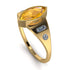 Marquise Bezel Yellow Diamond Ring - Juliana No. 1001 image 2