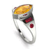 Marquise Bezel Yellow Diamond Ring - Juliana No. 1012
