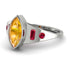 Marquise Bezel Yellow Diamond Ring - Juliana No. 1012