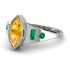 Marquise Bezel Yellow Diamond Ring - Juliana No. 1006
