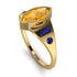 Marquise Bezel Yellow Diamond Ring - Juliana No. 1013