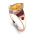Marquise Bezel Yellow Diamond Ring - Juliana No. 1011