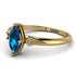 Marquise Blue Topaz Geometrical Engagement Ring - Reese No. 501 image 2
