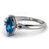 Marquise Blue Topaz Geometrical Engagement Ring - Reese No. 515 image 2