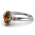Marquise Brown Diamond Geometrical Engagement Ring - Reese No. 1112