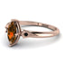 Marquise Brown Diamond Geometrical Engagement Ring - Reese No. 1108