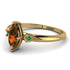 Marquise Brown Diamond Geometrical Engagement Ring - Reese No. 1104 image 2