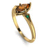 Marquise Brown Diamond Geometrical Engagement Ring - Reese No. 1104
