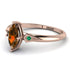 Marquise Brown Diamond Geometrical Engagement Ring - Reese No. 1105
