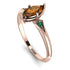 Marquise Brown Diamond Geometrical Engagement Ring - Reese No. 1105