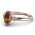 Marquise Brown Diamond Geometrical Engagement Ring - Reese No. 1102