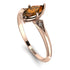 Marquise Brown Diamond Geometrical Engagement Ring - Reese No. 1102 image 3