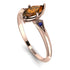 Marquise Brown Diamond Geometrical Engagement Ring - Reese No. 1114