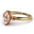 Marquise Morganite Geometrical Engagement Ring - Reese No. 910