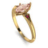 Marquise Morganite Geometrical Engagement Ring - Reese No. 910