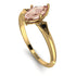 Marquise Morganite Geometrical Engagement Ring - Reese No. 907