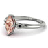 Marquise Morganite Geometrical Engagement Ring - Reese No. 909