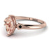 Marquise Morganite Geometrical Engagement Ring - Reese No. 908