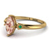 Marquise Morganite Geometrical Engagement Ring - Reese No. 904