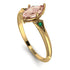 Marquise Morganite Geometrical Engagement Ring - Reese No. 904