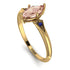 Marquise Morganite Geometrical Engagement Ring - Reese No. 913