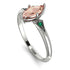 Marquise Morganite Geometrical Engagement Ring - Reese No. 906