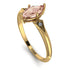 Marquise Morganite Geometrical Engagement Ring - Reese No. 901