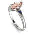 Marquise Morganite Geometrical Engagement Ring - Reese No. 915
