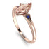 Marquise Morganite Geometrical Engagement Ring - Reese No. 914