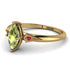 Marquise Peridot Geometrical Engagement Ring - Reese No. 710 image 2