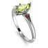 Marquise Peridot Geometrical Engagement Ring - Reese No. 712 image 3