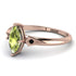 Marquise Peridot Geometrical Engagement Ring - Reese No. 708 image 2