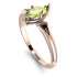 Marquise Peridot Geometrical Engagement Ring - Reese No. 708 image 3