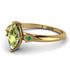 Marquise Peridot Geometrical Engagement Ring - Reese No. 704