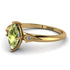 Marquise Peridot Geometrical Engagement Ring - Reese No. 701
