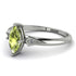 Marquise Peridot Geometrical Engagement Ring - Reese No. 703