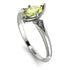 Marquise Peridot Geometrical Engagement Ring - Reese No. 703 image 3