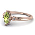 Marquise Peridot Geometrical Engagement Ring - Reese No. 702
