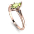Marquise Peridot Geometrical Engagement Ring - Reese No. 702 image 3