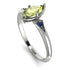 Marquise Peridot Geometrical Engagement Ring - Reese No. 715 image 3